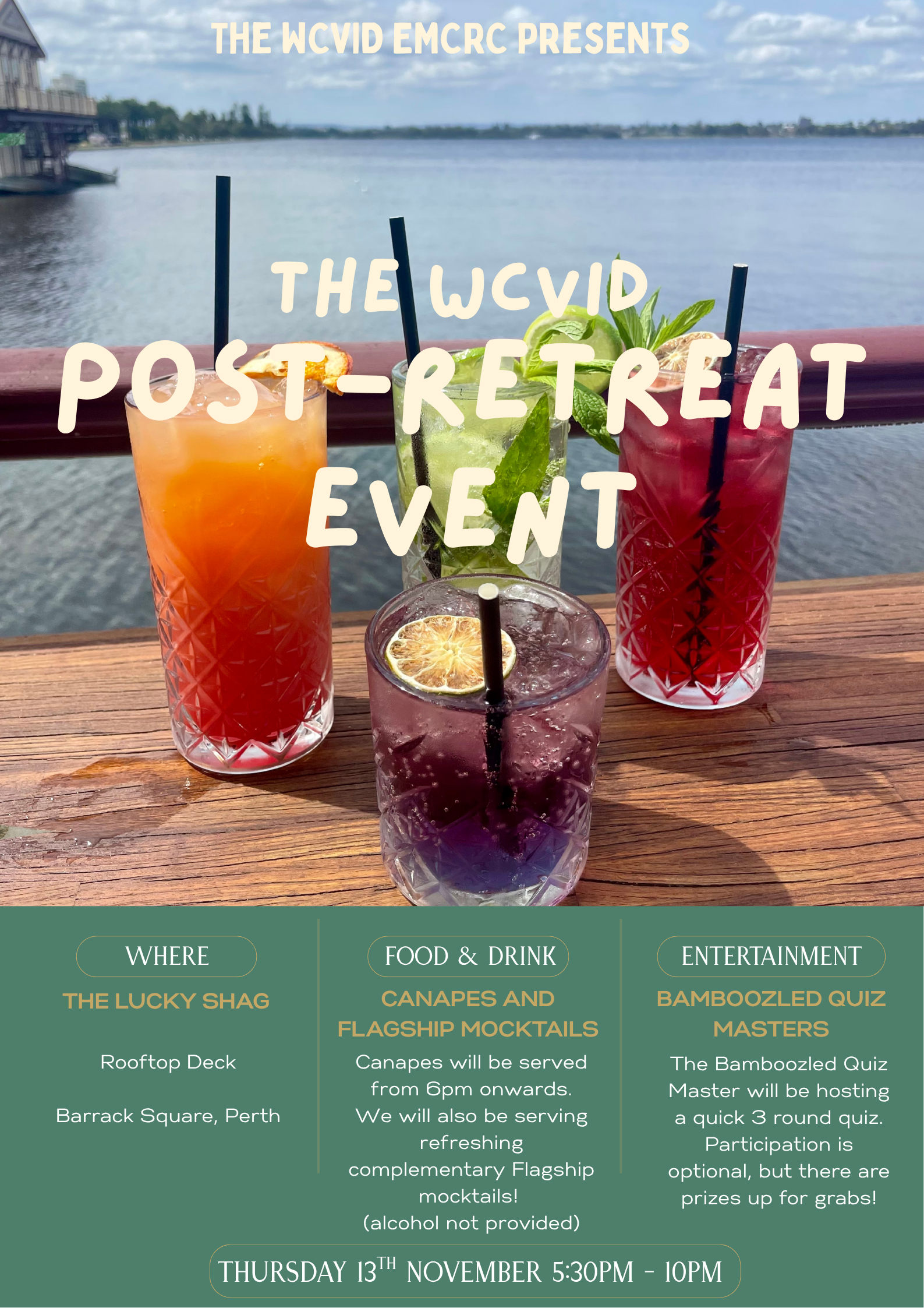 Post-Retreat Event flyer